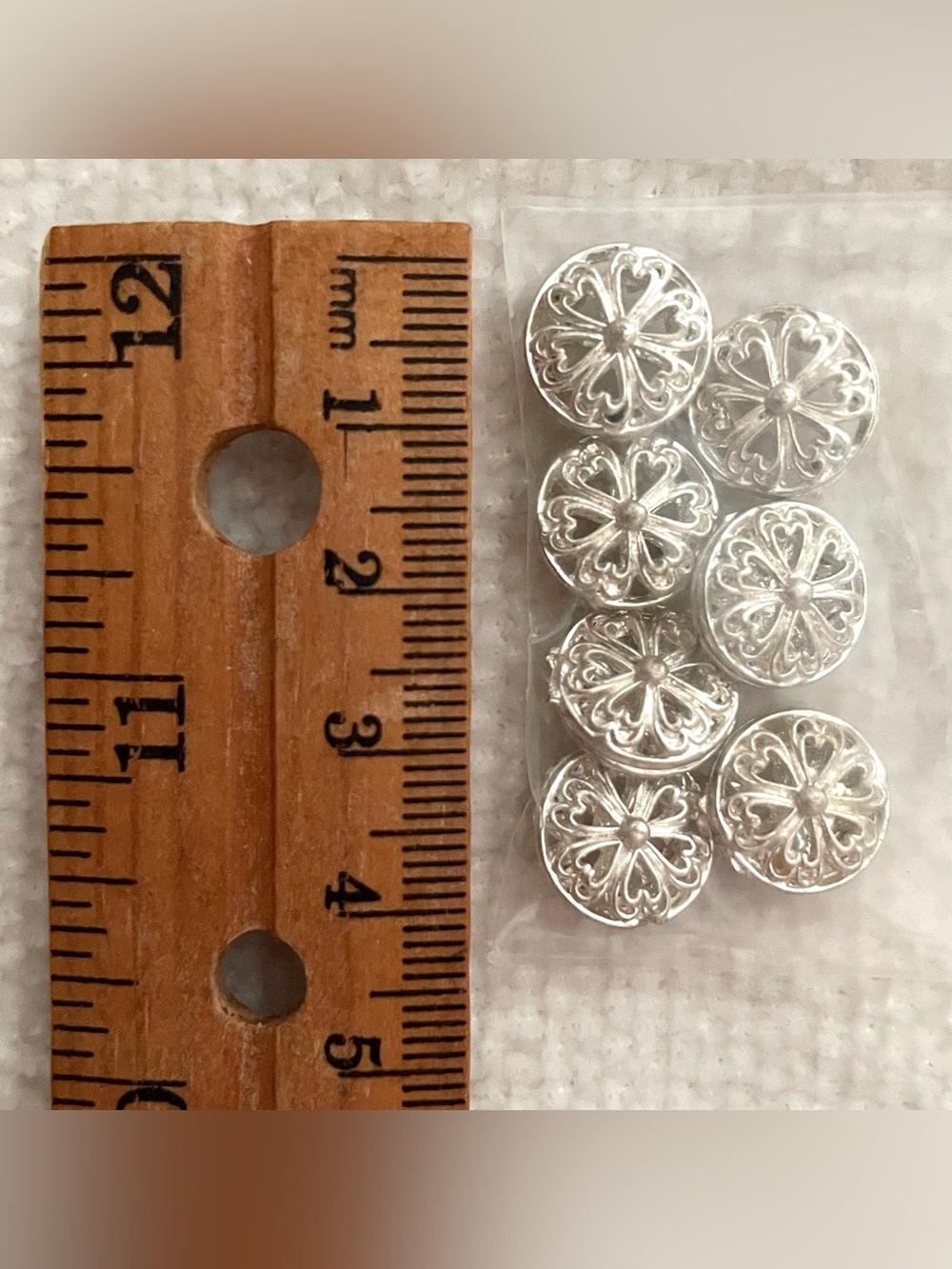 LOT - Silver-Antique Silver-Gold plated Asstd Jewelry Findings & Accents (172g) - Picture 6 of 13